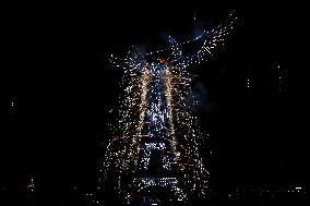Bastille Day fireworks in Paris FA