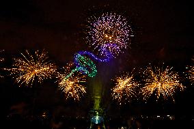 Bastille Day fireworks in Paris FA