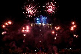 Bastille Day fireworks in Paris FA