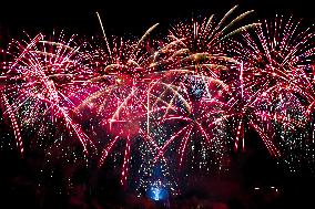 Bastille Day fireworks in Paris FA