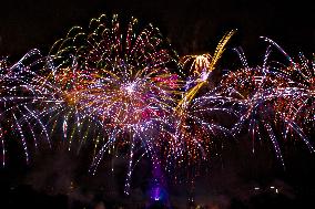 Bastille Day fireworks in Paris FA