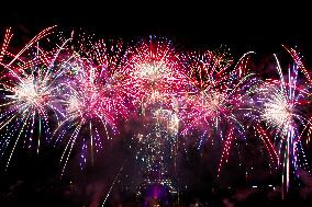 Bastille Day fireworks in Paris FA