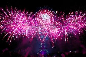 Bastille Day fireworks in Paris FA