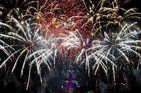 Bastille Day fireworks in Paris FA
