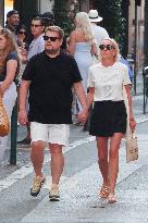 James Corden And Julia Carey Strolling - Saint-Tropez