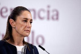 President Claudia Sheinbaum Holds Briefing - Mexico