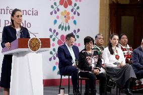 President Claudia Sheinbaum Holds Briefing - Mexico