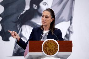 President Claudia Sheinbaum Holds Briefing - Mexico