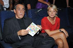 Thierry Ardisson and Virginie Efira