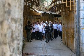 Israeli Settlers In Old City of Hebron - Palestine