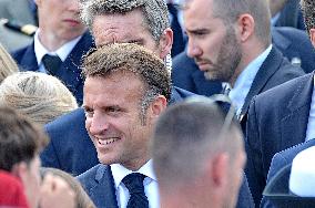French President Macron At The Bastille Day Parade - Paris