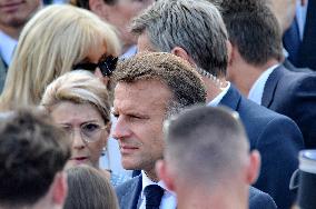 French President Macron At The Bastille Day Parade - Paris