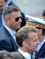 French President Macron At The Bastille Day Parade - Paris