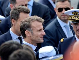 French President Macron At The Bastille Day Parade - Paris