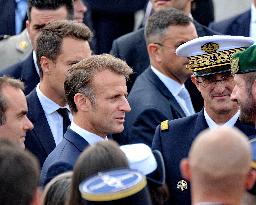 French President Macron At The Bastille Day Parade - Paris
