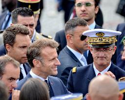 French President Macron At The Bastille Day Parade - Paris