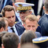 French President Macron At The Bastille Day Parade - Paris