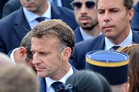 French President Macron At The Bastille Day Parade - Paris