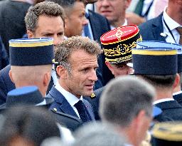 French President Macron At The Bastille Day Parade - Paris