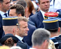French President Macron At The Bastille Day Parade - Paris