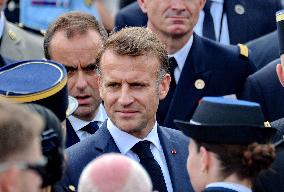 French President Macron At The Bastille Day Parade - Paris