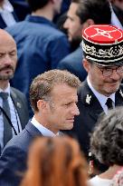 French President Macron At The Bastille Day Parade - Paris