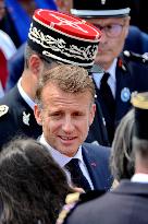 French President Macron At The Bastille Day Parade - Paris