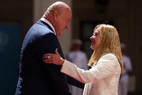 Meloni Meets with Austrian Federal Chancellor Christian Stocker - Rome