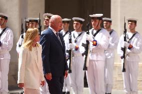 Meloni Meets with Austrian Federal Chancellor Christian Stocker - Rome
