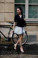 PFW - Patou Outside Arrivals