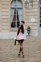 PFW - Patou Outside Arrivals