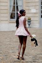 PFW - Patou Outside Arrivals