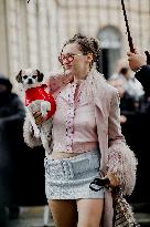 PFW - Patou Outside Arrivals