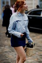 PFW - Patou Outside Arrivals