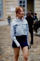 PFW - Patou Outside Arrivals