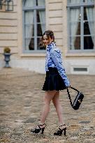 PFW - Patou Outside Arrivals