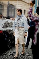 PFW - Patou Outside Arrivals