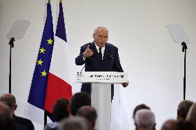 French PM Francois Bayrou Unveiling Main Guidelines Of France s 2026 Budget - Paris