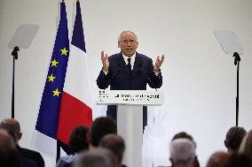 French PM Francois Bayrou Unveiling Main Guidelines Of France s 2026 Budget - Paris