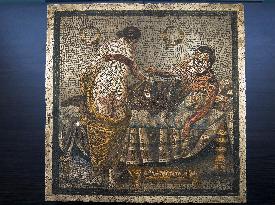 Erotic Roman Mosaic Stolen By Wehrmacht Officer Returns to Pompeii - Italy