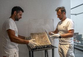 Erotic Roman Mosaic Stolen By Wehrmacht Officer Returns to Pompeii - Italy