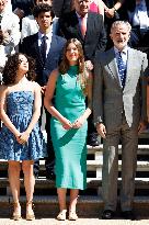 Queen Letizia Receives In Audience - Madrid