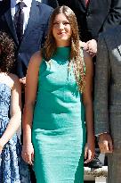 Queen Letizia Receives In Audience - Madrid