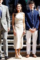Queen Letizia Receives In Audience - Madrid