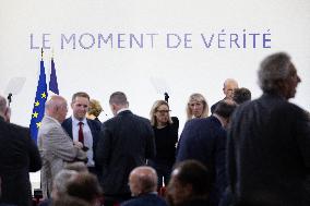 Francois Bayrou unveil the main guidelines of France 2026 budget - Paris