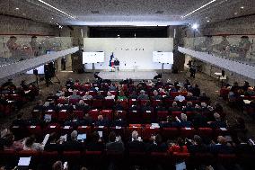 Francois Bayrou unveil the main guidelines of France 2026 budget - Paris