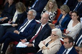Francois Bayrou unveil the main guidelines of France 2026 budget - Paris