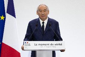 Francois Bayrou unveil the main guidelines of France 2026 budget - Paris