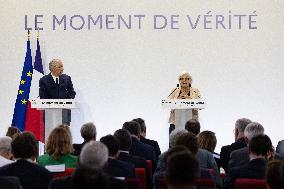 Francois Bayrou unveil the main guidelines of France 2026 budget - Paris