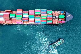 China Qingdao Container Trade
